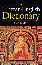 Cover image for A Tibetan-English dictionary to which is added an ...