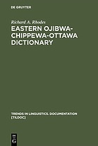 Cover image for Eastern Ojibwa-Chippewa-Ottawa dictionary