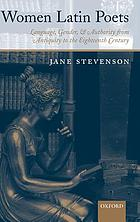 Cover image for Women Latin poets : language, gender, and authorit...