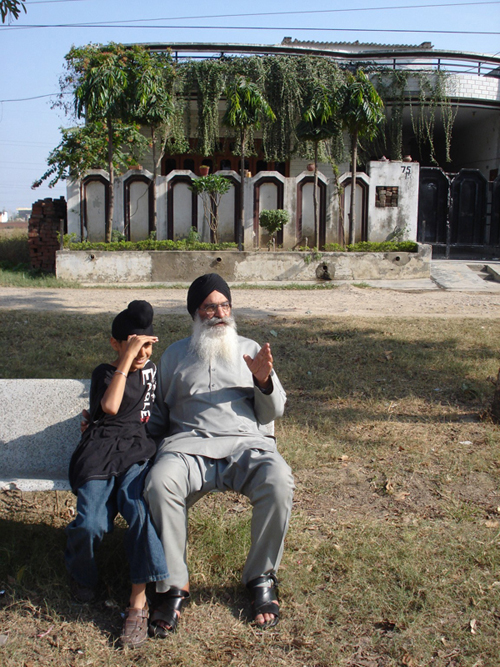 Image: Grandfather and grandson